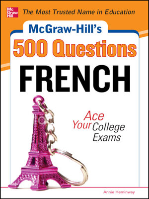 cover image of McGraw-Hill's 500 French Questions
